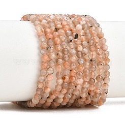 Natürliche sunstone Perlen Stränge&nbsp;G-RM250104-C1