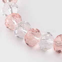 Граненый Abacus стекла бисерные браслеты простирания&nbsp;BJEW-J172-10