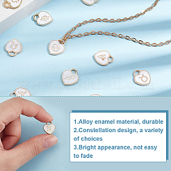 96шт 12 стиля подвески из сплава с эмалью FIND-GO0003-38A