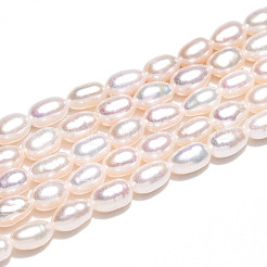 Нити из натурального культивированного пресноводного жемчуга PEAR-N012-04W-01