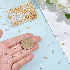 320 шт. 4 шт. латунные штифты с ушком и винтом&nbsp;KK-BBC0020-32