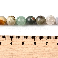 Нити бусин из натурального кварцевого кристалла G-B143-A01-8mm