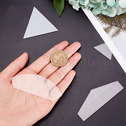 8 шт. 4 прозрачных акриловых шаблона для пэчворка DIY-CA0004-65