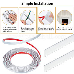 Adesivi per giunture autoadesive in pvc stile opaco&nbsp;DIY-WH0033-51A-03