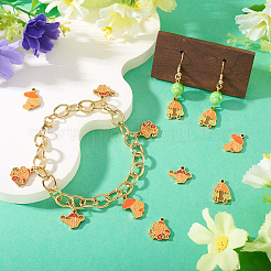 8 шт. 4 стиля эмалевых подвесок из нержавеющей стали 304&nbsp;STAS-TA0003-36