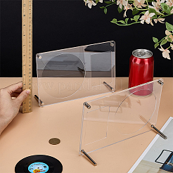 2 Stück Desktop-Aufbewahrungsregal aus Acryl für Schallplatten&nbsp;ODIS-FG0002-11