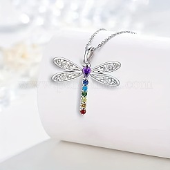 Ожерелья и серьги-подвески из сплава стрекозы со стразами FS-WGD83DF-01