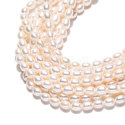 Нити из натурального культивированного пресноводного жемчуга PEAR-N024-05-4AB