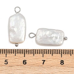 Подвески из натурального пресноводного жемчуга Кеши STAS-D378-02P