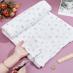 Baumwollstoff mit Blumenmuster&nbsp;DIY-WH0899-587