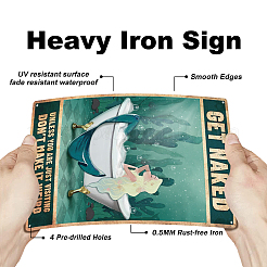 6 шт. 6-х стилистическая винтажная металлическая жестяная табличка&nbsp;AJEW-GL0001-83B