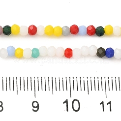 Непрозрачные имитационные нефритовые стеклянные бусины&nbsp;EGLA-P062-02A