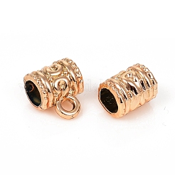 カラムカン付きハンガーパーツ  保釈ビーズ  ゴールドカラー  11x9x7mm  穴：2mm  内径：5mm&nbsp;PALLOY-I114-13G-AAA