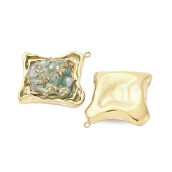 Естественный зеленый авантюрин подвески&nbsp;STAS-V003-04G-03