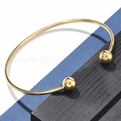 Браслеты-манжеты из нержавеющей стали 304 AJEW-P127-02G