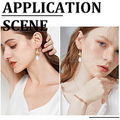 300 шт. 2-х цветное железное треугольное соединительное кольцо IFIN-SP0001-14