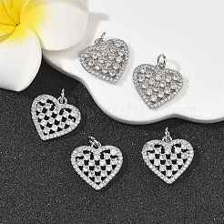 Messing micro pave klare zirkonia anhänger&nbsp;XGRQ2C704-412P