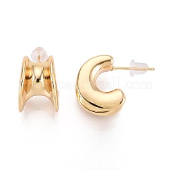 Латунь серьги EJEW-T048-15G