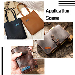 76 шт. 19 этикетки из микрофибры и кожи DIY-BT0001-20