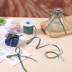 1 шт. блестящие волнистые полиэстеровые ленты&nbsp;OCOR-GF0002-99B