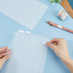A5-Notizbuch-Trennblätter aus mattiertem Kunststoff mit Scheibeneinband&nbsp;KY-WH0046-90A
