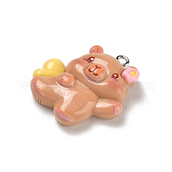 Pendentifs en résine opaque&nbsp;RE-CBAFA24-05