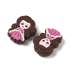 Фокальные бусины из пищевого силикона принцессы SIL-A008-05B