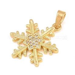 Pendenti in zirconi cubici trasparenti in micro pavè di ottone&nbsp;CU-CBA9B49-02D-G