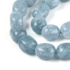 Natürliche Malaysia Jade Perlen Stränge&nbsp;G-WH0034-07
