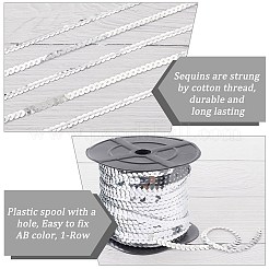 1 рулон пластиковых пайеток/цепочек в рулонах OCOR-OC0001-34