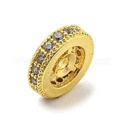 Латунные микропаве из прозрачного кубического циркония&nbsp;KK-G493-30C-G