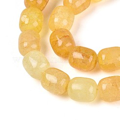 Выпечки нарисованные потрескивание стеклянные бусины пряди&nbsp;DGLA-N019-01B-07