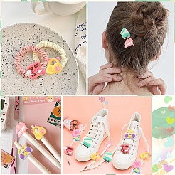 30 шт. 6 стиля непрозрачных кабошонов из смолы с музыкальной тематикой&nbsp;CRES-YW0002-48