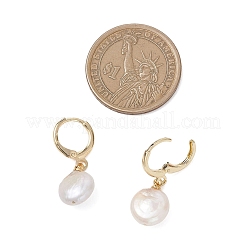 Naturperle Brisur Ohrringe&nbsp;EJEW-JE06877-02