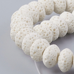 Бусы из натуральной лавы&nbsp;G-F671-01A-01