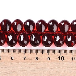 Стеклянные бусины с гальваническим покрытием &nbsp;EGLA-Q128-01A