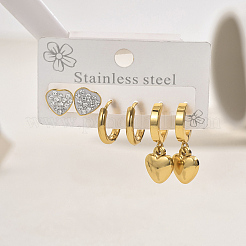 Комплект украшений Sweetheart 201 из нержавеющей стали для женщин QN3110