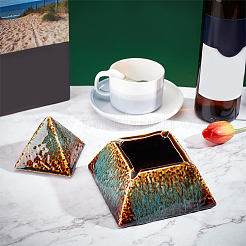 Фарфоровые пепельницы с крышкой AJEW-WH0307-40