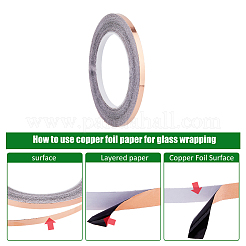 Ленты из медной фольги с клейкой обратной стороной&nbsp;AJEW-WH0348-409A