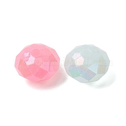 Непрозрачные акриловые бусины с УФ-покрытием&nbsp;OACR-G058-15B