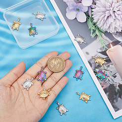 12 шт. подвески из нержавеющей стали 304 двух цветов&nbsp;STAS-UN0041-23