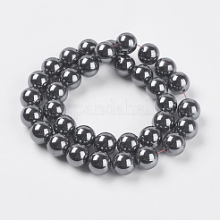 Немагнитные синтетические гематит бусины&nbsp;G-H1069-1