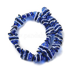 Выпечка окрашенные стеклянные бусины LAMP-I032-01H