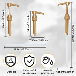 Pp пластиковая головка для бутылок с насосом AJEW-WH0326-83