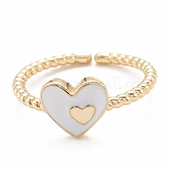 Манжеты из латуни с эмалью RJEW-I077-05G