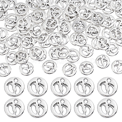 PandaHall 30 pcs Musical Instruments Tibetan Style Alloy Pendants with Hole for DIY Jewelry Making, Lead Free, 17-35x10-16x1-2.5mm, Hole: 1-3mm, Antique Silver, 6 Styles