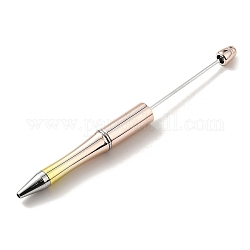 Stylos en plastique perlables, Appuyez sur stylos à bille, pour la décoration de stylo bricolage, linge, 146x11.5mm