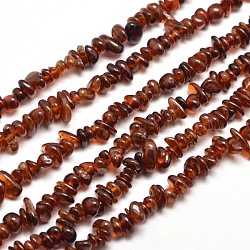 Natürlicher Granat-Chip Bead Stränge, gefärbt, 5~8x5~8 mm, Bohrung: 1 mm, etwa 31.5 Zoll