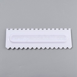 Пластиковый скребок для выпечки и лопатки для теста, для украшения торта инструменты для выпечки, прямоугольные, белые, 217x73x9 мм