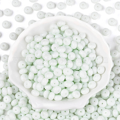 Непрозрачный стеклянный бисер с краской для выпечки SEED-N008-03A-08-1